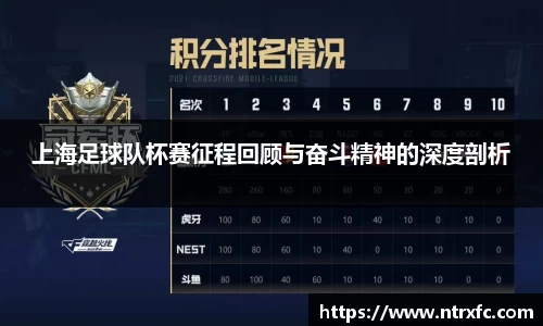 上海足球队杯赛征程回顾与奋斗精神的深度剖析